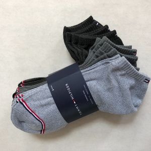 Tommy Hilfiger Classic Cotton Grey Socks Flag Logo